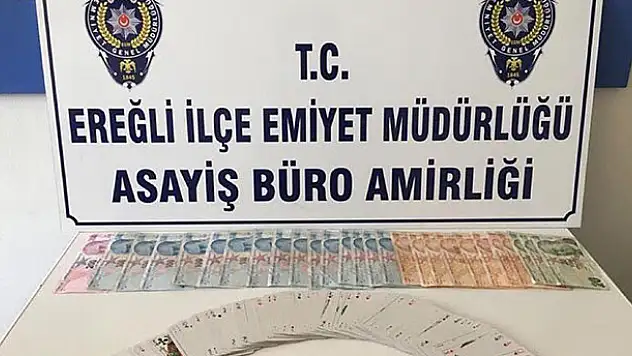 Konya'da kumar operasyonu! 5 kişiye 6 bin 125 lira ceza verildi