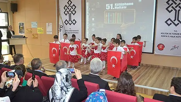 Konya'da kütüphaneler haftası kutlamaları