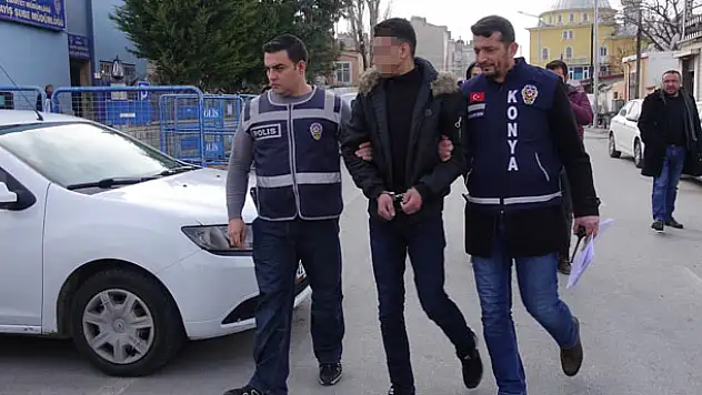 Konya'da kuzenini bıçakladıktan sonra yurt dışına kaçmak isteyen Suriyeli tutuklandı