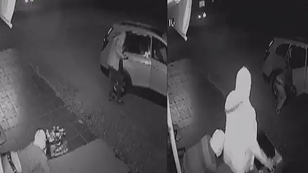 Konya'da lüks ciple soygun kamerada