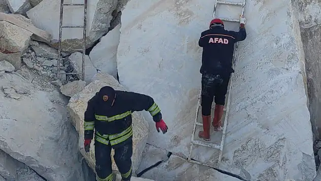 Konya'da maden ocağında iki kayanın arasında sıkışan kişi öldü
