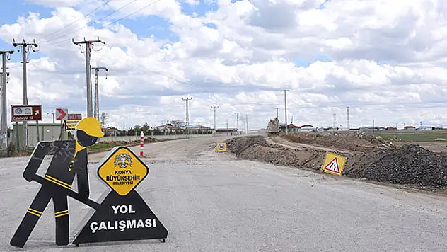 Konya'da mahalle yollarındaki çalışmalar devam ediyor