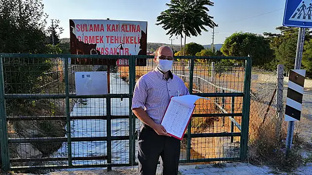 Konya'da mahalleli imza kampanyası başlattı: 'Sulama kanalının üstü kapatılsın'