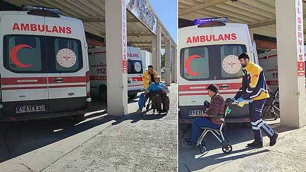 Konya'da  mantardan zehirlenen karı koca tedavi altına alındı

