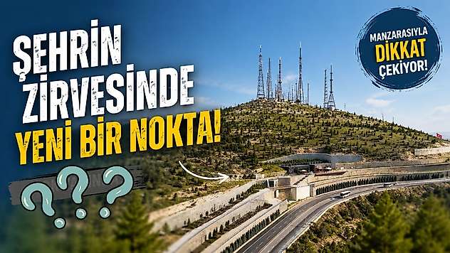 Konya'da manzarasıyla dikkat çeken yeni nokta hizmete açıldı