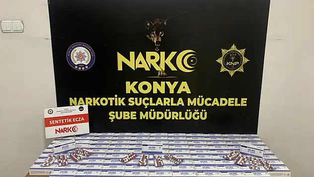 Konya'da matbaada 6 bin 48 adet uyuşturucu hap ele geçirildi: 2 kardeş tutuklandı
