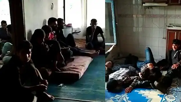 Konya'da metruk evde 70 kaçak Suriyeli yakalandı