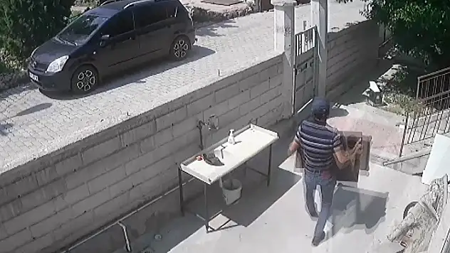 Konya'da mezarlıkta yakalanan soba hırsızı tutuklandı