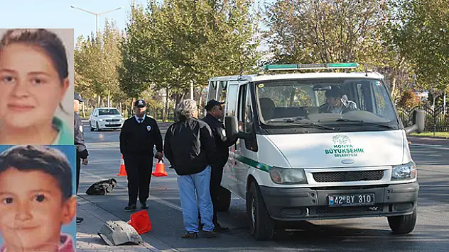 Konya'da minibüs 2 liseli gence çarptı