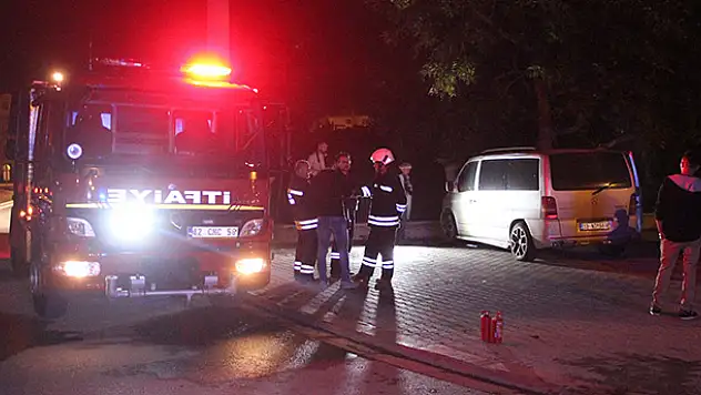 Konya'da minibüs yangını