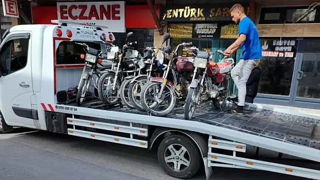 Konya'da motosiklet denetimi yapıldı 