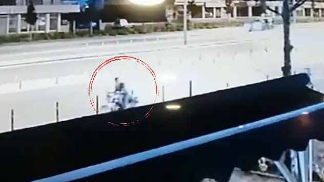 Konya'da motosiklet hırsızı kameraya yakalandı
