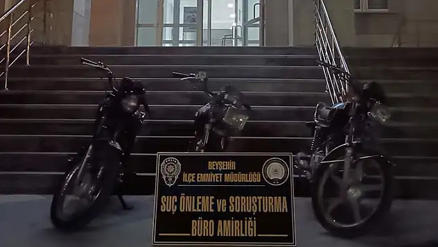 Konya'da motosiklet hırsızlığı iddiasıyla 2 zanlı tutuklandı

