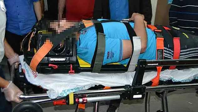 Konya'da motosiklet ineğe çarptı