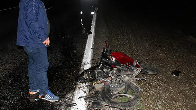 Konya'da motosiklet kazası! 2 yaralı