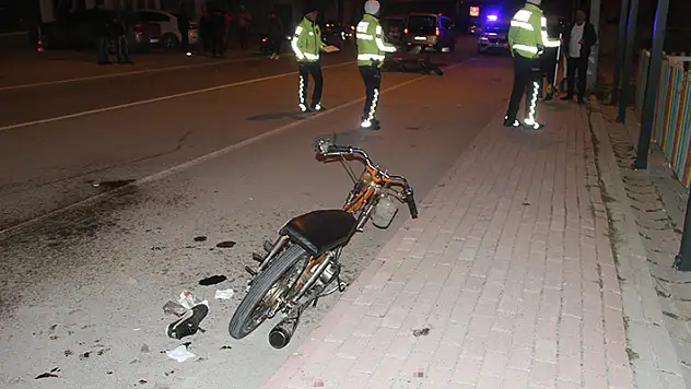 Konya'da motosiklet kazası: 2 yaralı