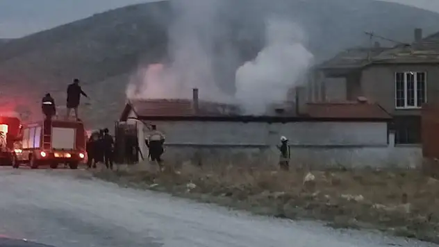 Konya'da müştemilatta çıkan yangın söndürüldü