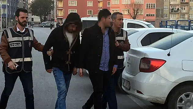 Konya'da oğlak hırsızları tutuklandı