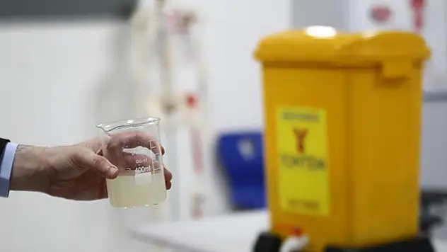 Konya'da okuldaki atıklardan sıvı gübre üretiyorlar