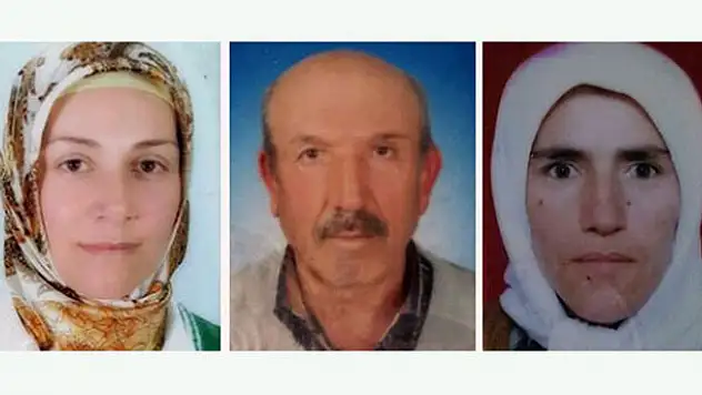 Konya'da öldürülen 3 kişi defnedildi