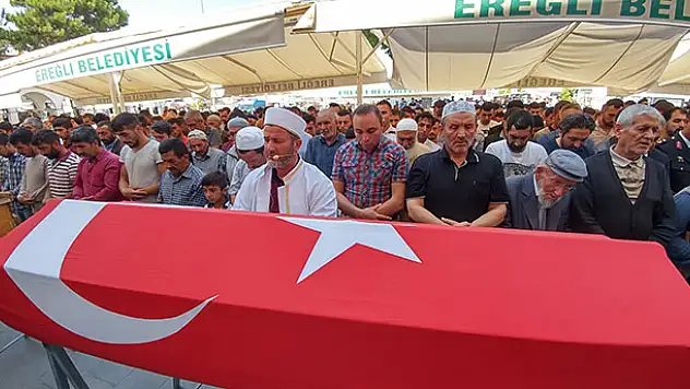 Konya'da öldürülen uzman onbaşı toprağa verildi