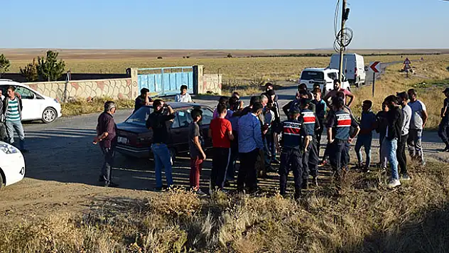 Konya'da ölümlü kaza sonrası yol kapatma eylemi