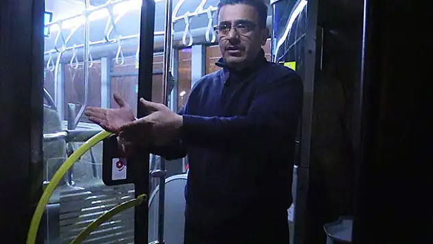 Konya'da otobüs şoförünü bıçakladılar
