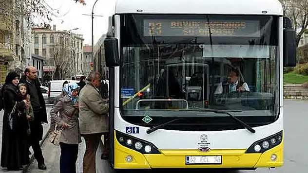 Konya'da otobüs ve tramvayda taşınan yolcu sayısı