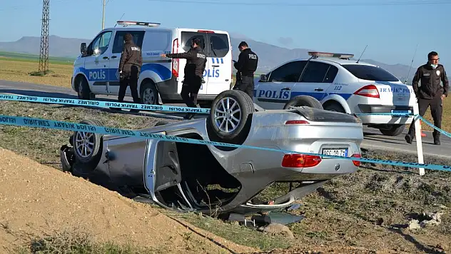 Konya'da otomobil şarampole takla attı: Sürücü hayatını kaybetti
