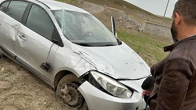 Konya'da otomobil takla attı: 1 yaralı
