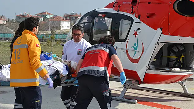 Konya'da otomobil takla attı: 2 yaralı
