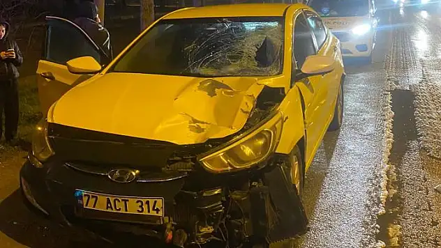 Konya'da otomobilin çarpığı yaya yaralandı

