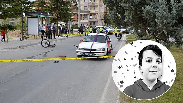 Konya'da otomobilin çarptığı bisikletli çocuk kurtarılamadı
