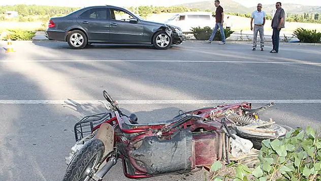 Konya'da otomobilin çarptığı elektrikli bisikletin sürücüsü öldü