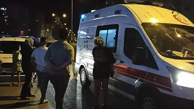 Konya'da otomobilin çarptığı yaya ağır yaralandı