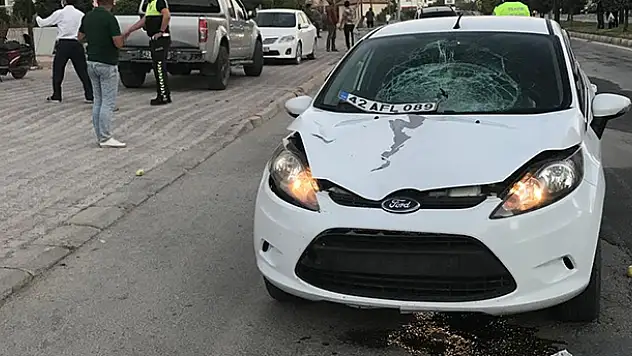 Konya'da otomobilin çarptığı yaya hayatını kaybetti