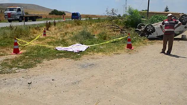 Konya'da otomobilin çarptığı yaya öldü