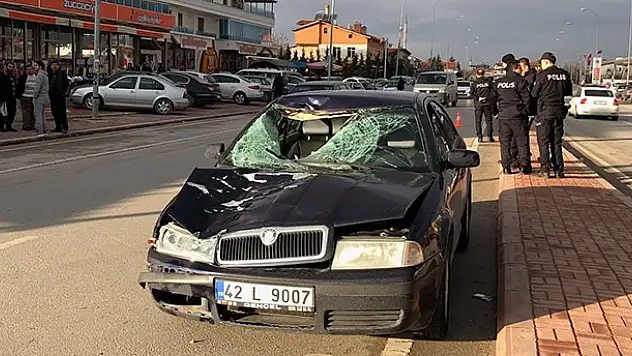 Konya'da otomobilin çarptığı yaya öldü