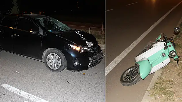 Konya'da otomobille çarpışan motosikletin sürücüsü öldü
