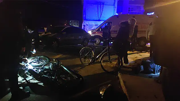 Konya'da otomobille motosiklet çarpıştı: 2 kişi yaralandı
