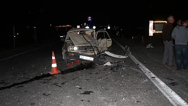 Konya'da otomobiller çarpıştı: 2 yaralı
