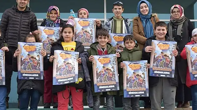 Konya'da özel çocuklar hayatlarında ilk kez sinemaya gitti