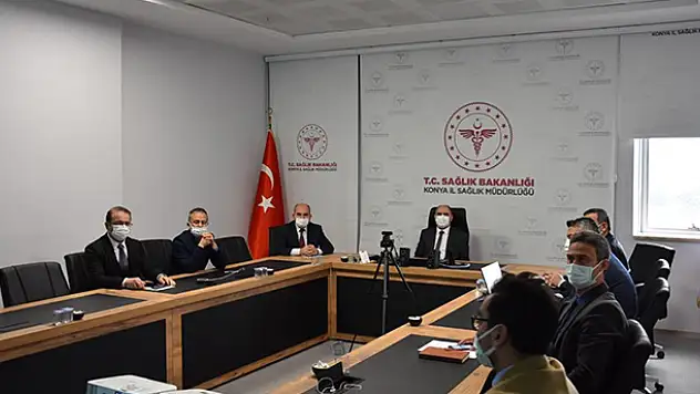 Konya'da Pandemi Güncel Değerlendirme Toplantısı yapıldı