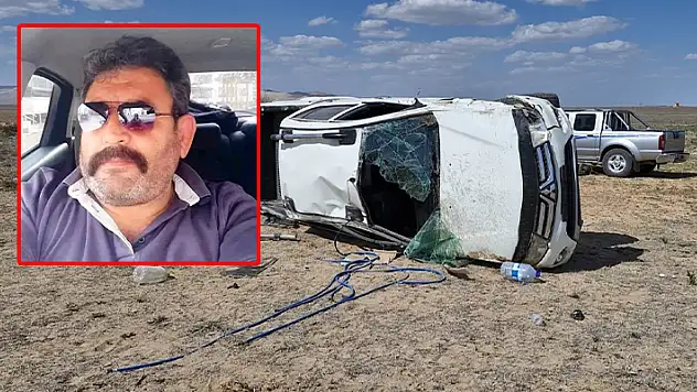 Konya'da pikap devrilmişti: Kazada ağır yaralanan kişi kurtarılamadı 