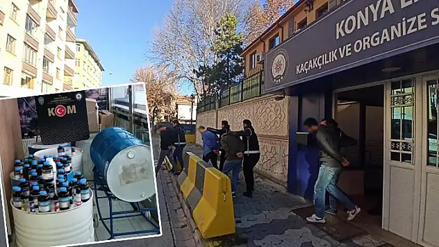 Konya'da piyasa değeri 6 milyon olan gümrük kaçağı ürün ele geçirildi: 20 kişi gözaltına alındı
