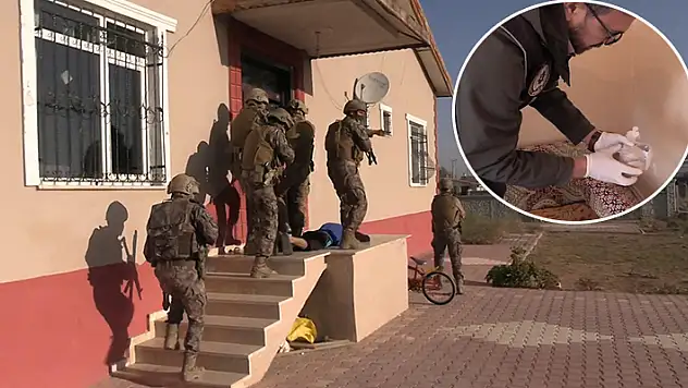 Konya'da 'Polis giremez' diye video çekilen mahalleye yapılan uyuşturucu operasyonunda 6 kişi tutuklandı

