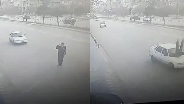 Konya'da polise çarpan sürücü ifade verdi