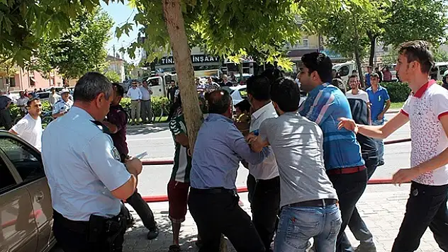 Konya'da polise saldırı
