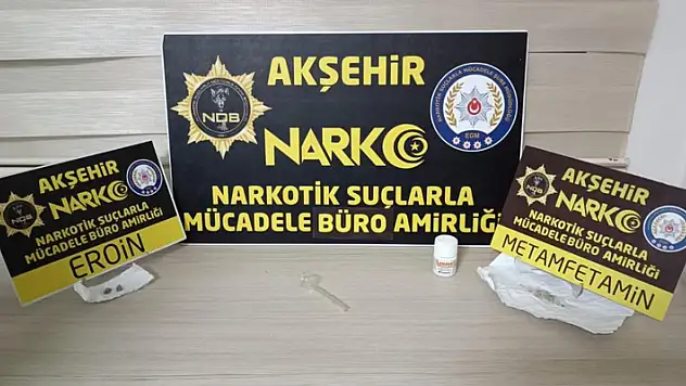 Konya'da polisi görüp kaçan şüphelinin aracında uyuşturucu çıktı
