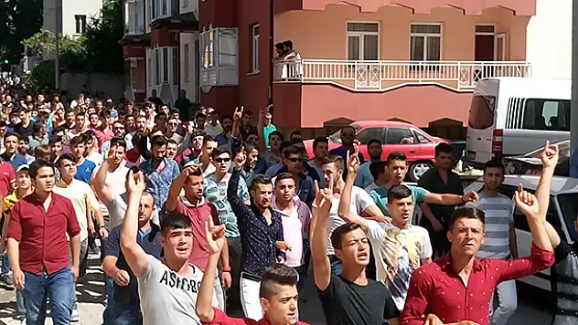 Konya'da protesto yürüyüşü